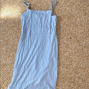 Baby Blue Body con dress